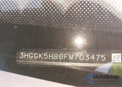 2015 Honda Fit Ex/Ex-L z USA, uszkodzony, nr VIN 3HGGK5H80FM703475